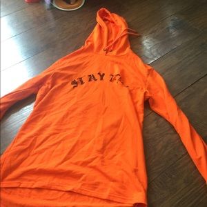 Orange hoodie